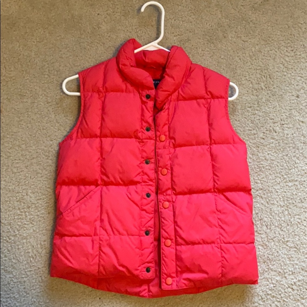 girls pink vest